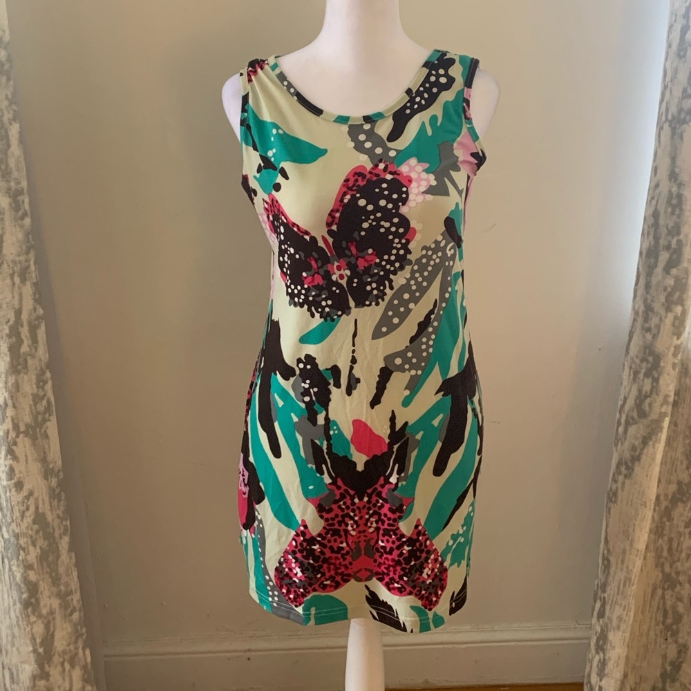 Colorful mini dress